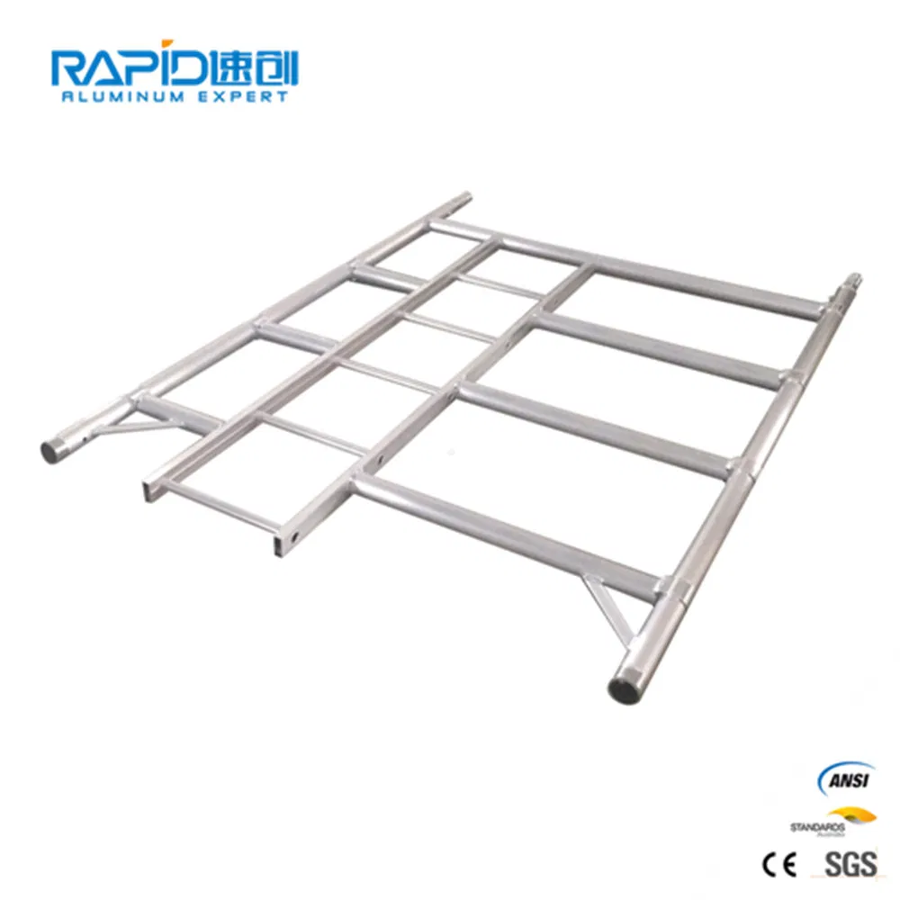 Aluminum Scaffold Mobile Ringlock Tubular Frame Steps Scaffolding System