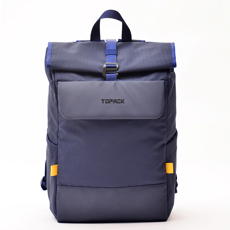 High Quality Blue Business Backpack Large Capacity Travel Backpack Simple Laptop Backpack Lightweight Multifunctional Backpack Series