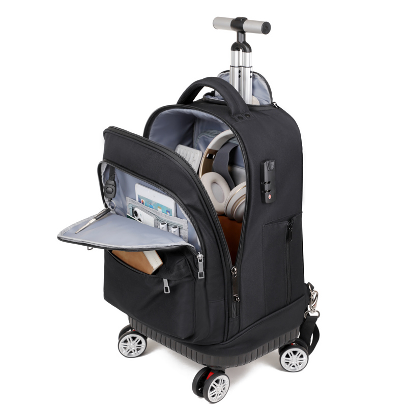 Trolly Case Carry on Hand Luggage Cabin Suitcase with Rolling Spinner Wheels