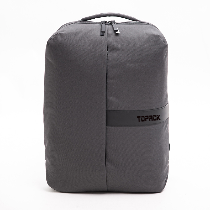 Gray Large Capacity Business Backpack Laptop Bag Simple Travel Backpack Series