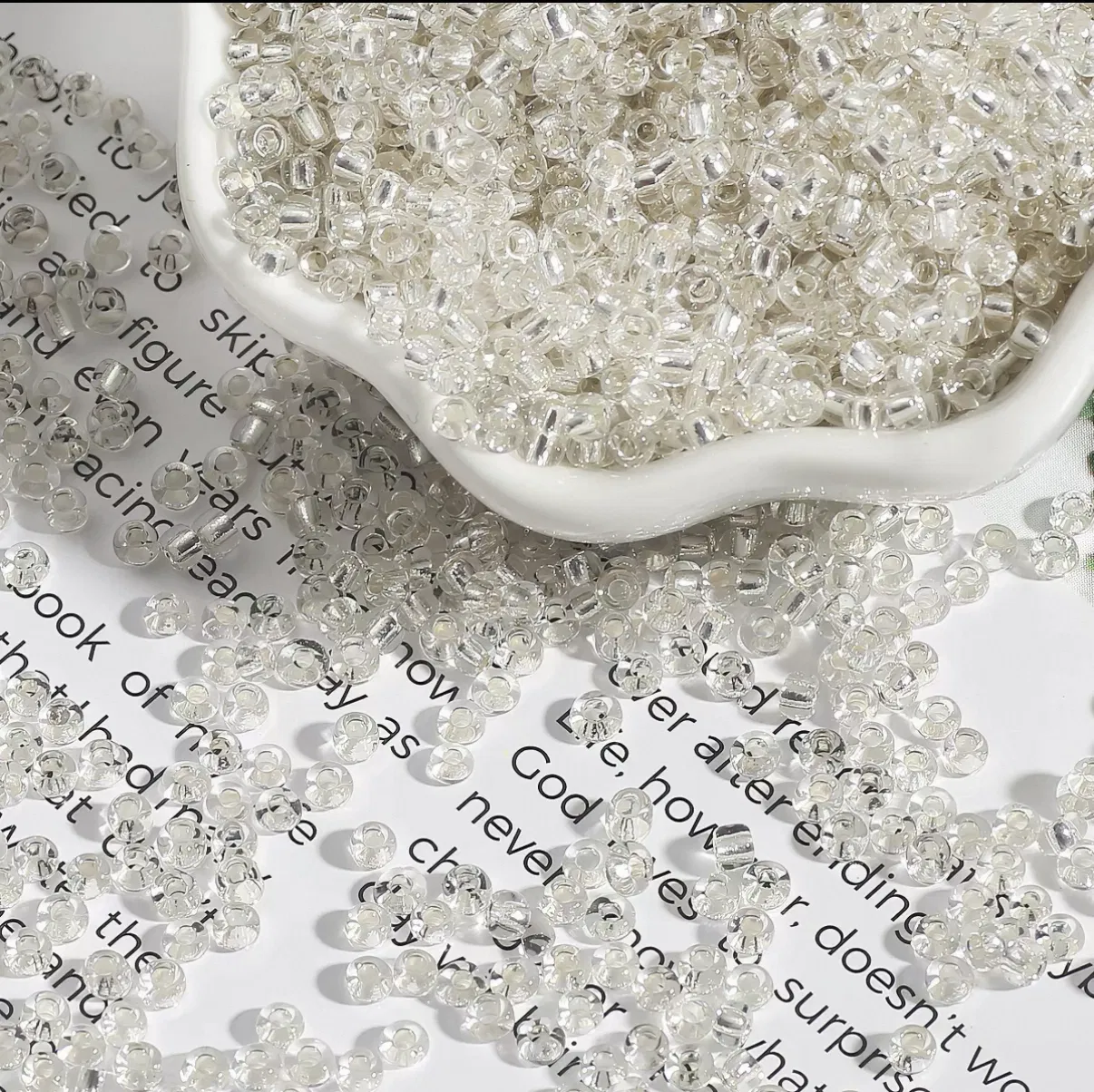 High Quality Crystal Glass Beads for Embroidery and DIY Projects