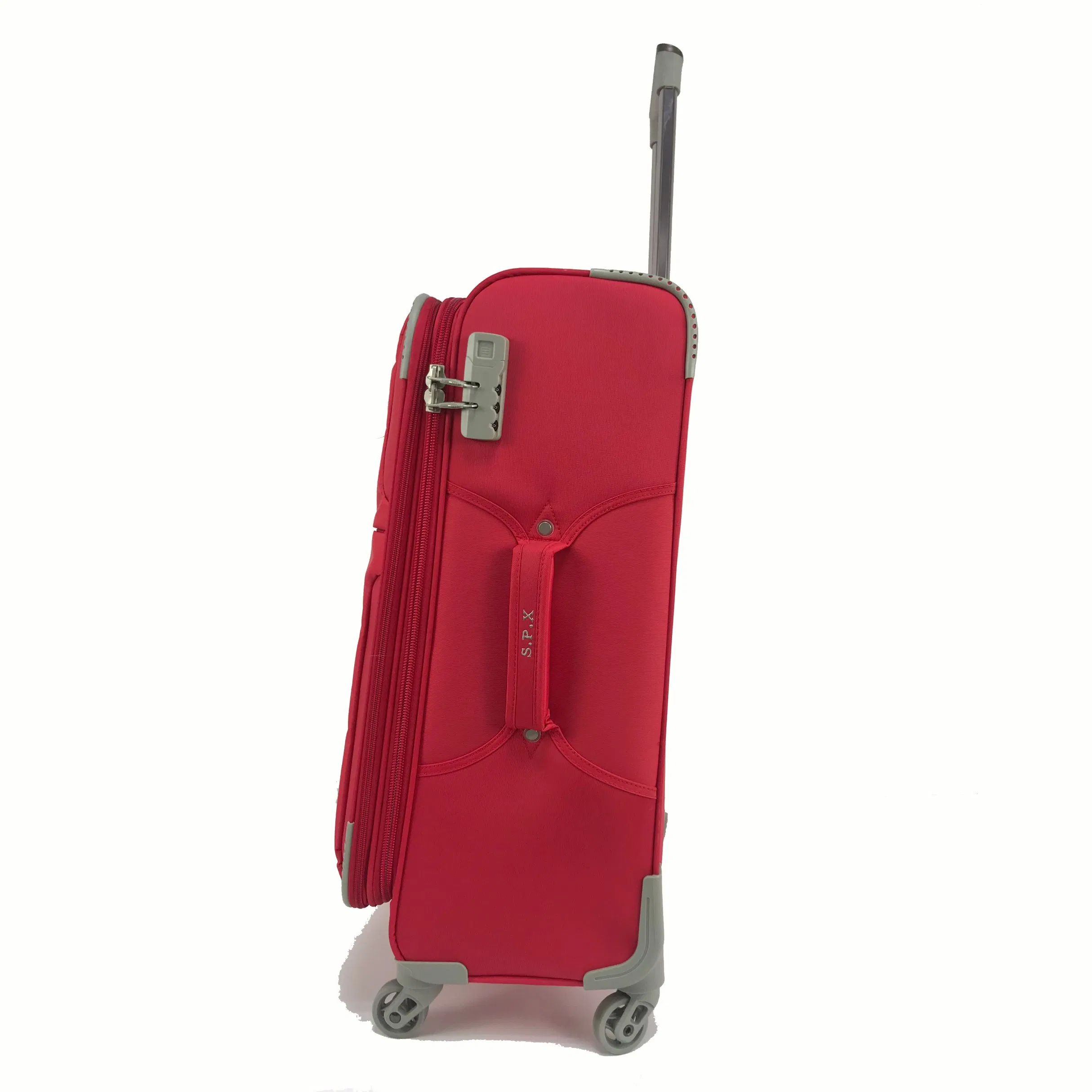 Good Price Red Soft Luggage Bag Polyester Luggage Set for Business&Travel
