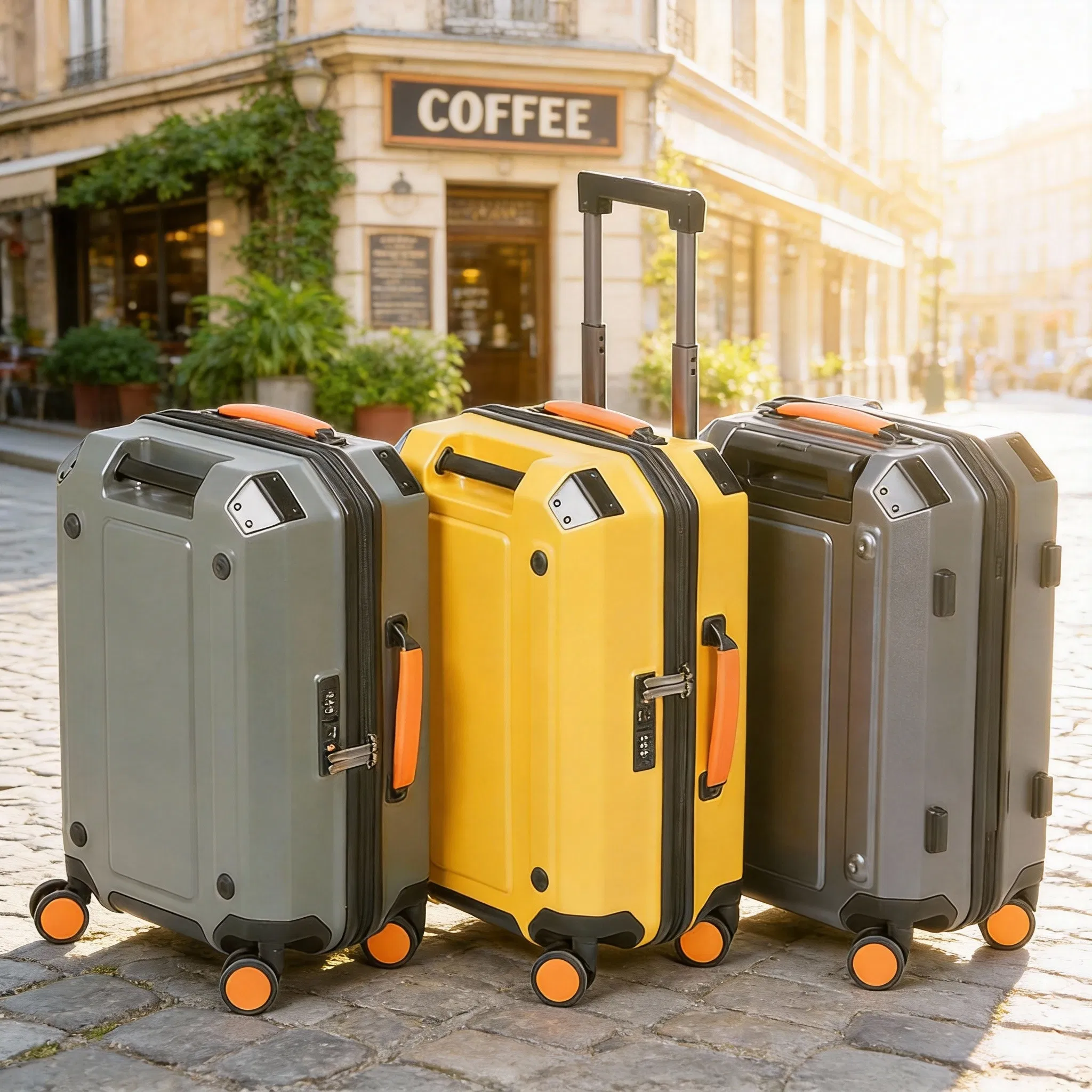 High Quality Aluminium Travel Luggage Tough Guy Carry on Suitcase