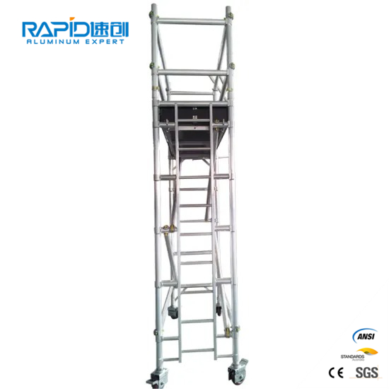 Aluminum Frame Scaffold Steps Tower Scaffolding System for Sale