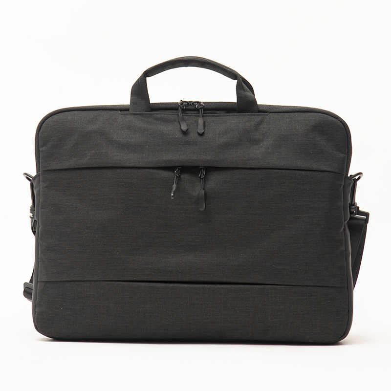 China Supplier Black Leather Laptop Backpack Business Backpack Large Capacity Travel Bag Laptop Bag Simple Briefcase Toiletry Bag Series