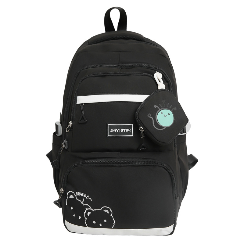 Large Capacity Backpack New Collection Junior High School Retro Series School Bag