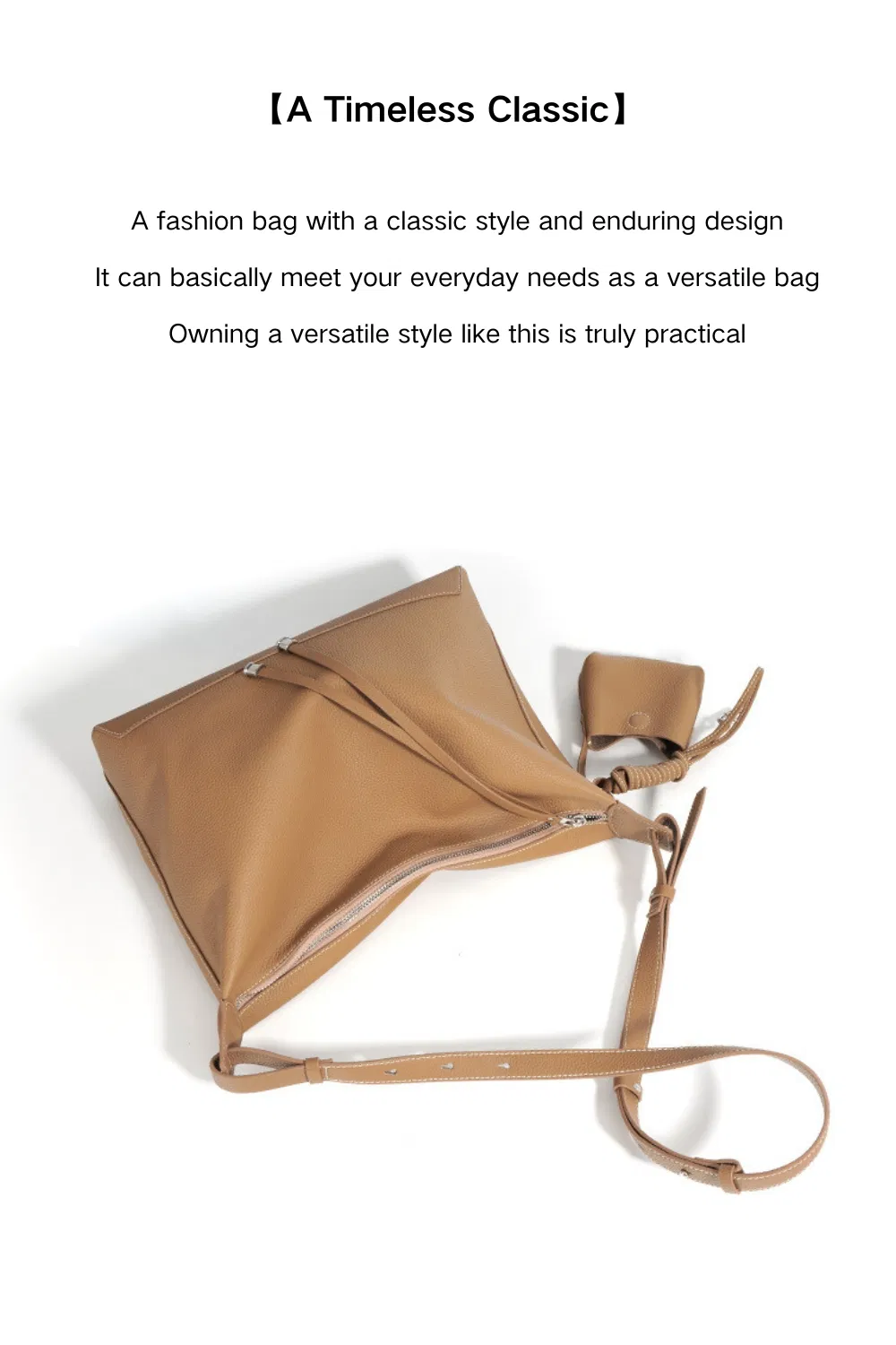 Luxury Genuine Top Grain Leather Tote Bag for Women, Large Capacity Soft Shoulder Handbag, Elegant Daily Purse