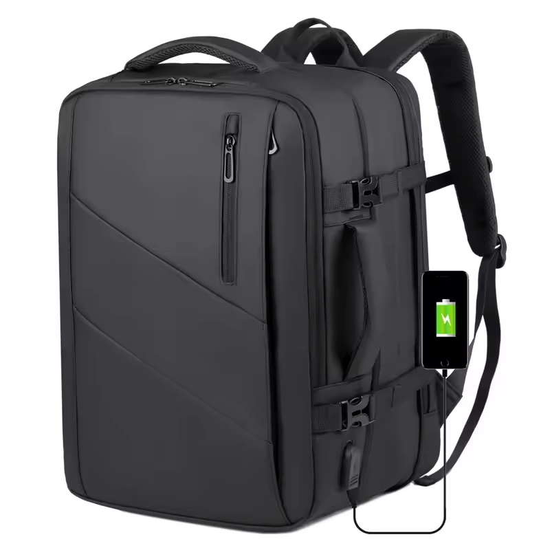 Men's Smart Multifunction Travel Backpack Business Laptop Bagpack with USB Charging Port Travel Back Packs
