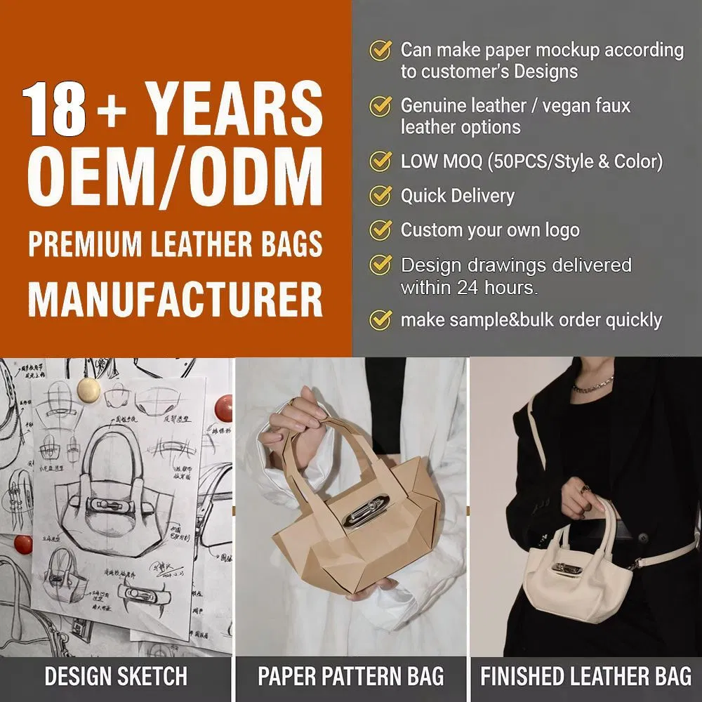 Luxurious Guangzhou Handbags Custom Replica Designer Collection for Women