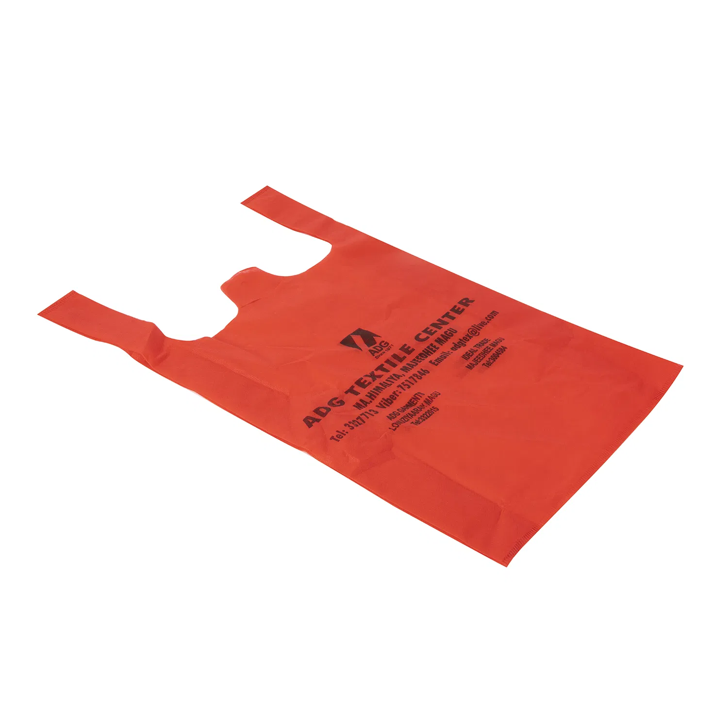 Custom Logo Eco-Friendly Recycled Folded Blanket Pillow Duvet Shoe Wine Garment Packing Tote Gift Non Woven Shopping Bag