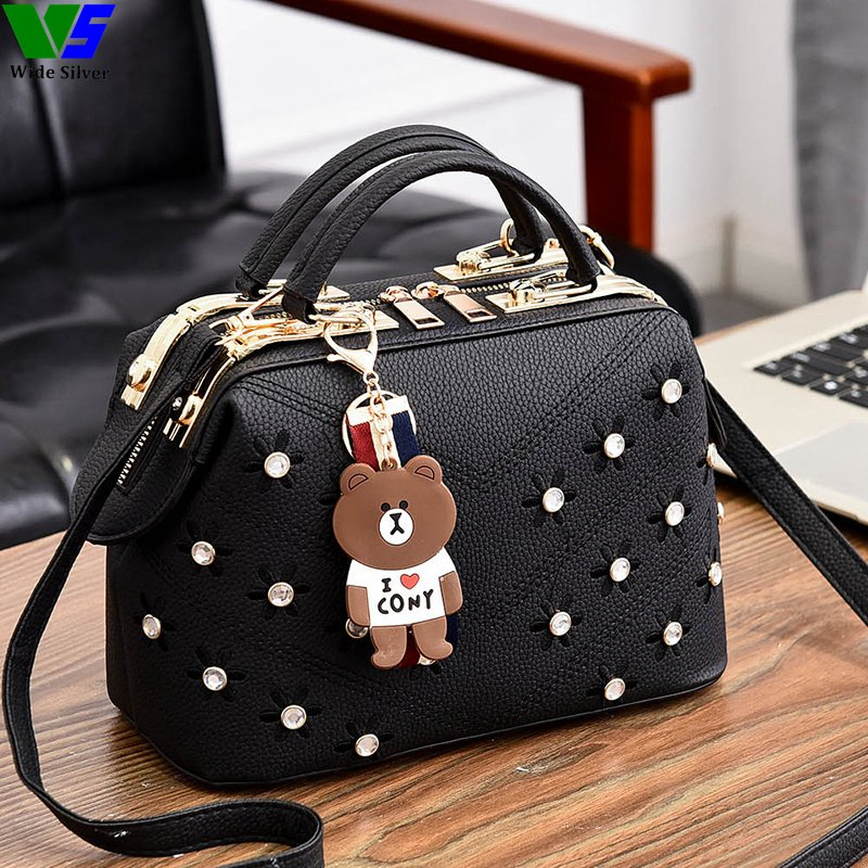 Wide Silver Special Counter Ladies Handbag Collections New Fashion 2024