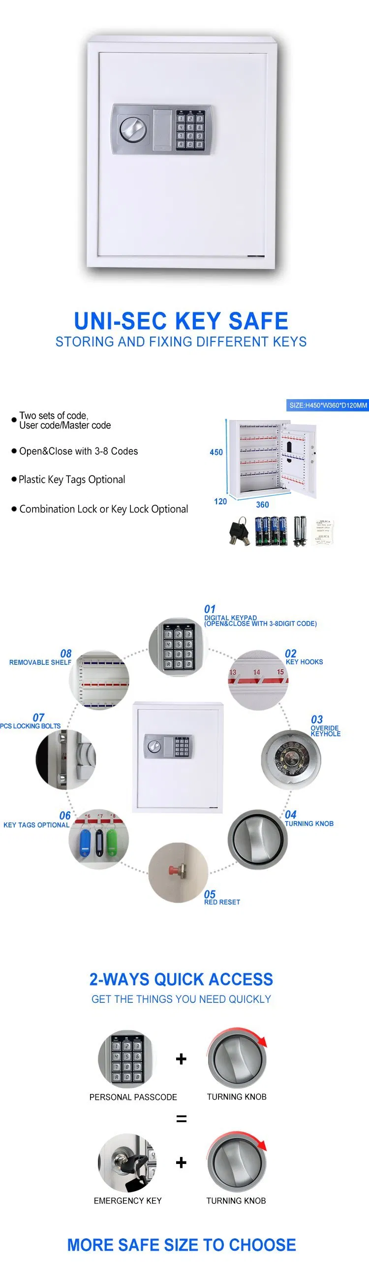 Smart Digital Key Cabinet KS-74