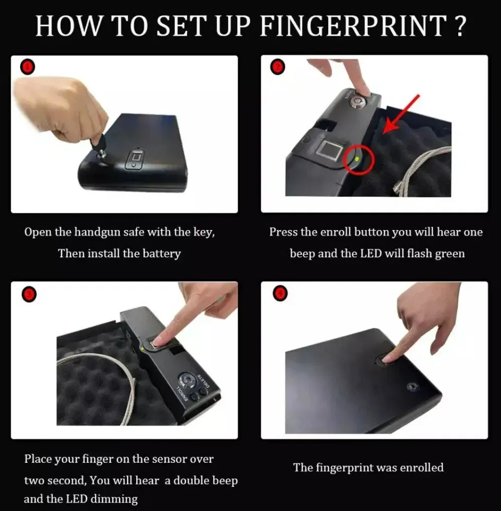 Mounted Safe for Key Lock, Quick-Access Safe Box for Nightstand Wall Mountno Reviews