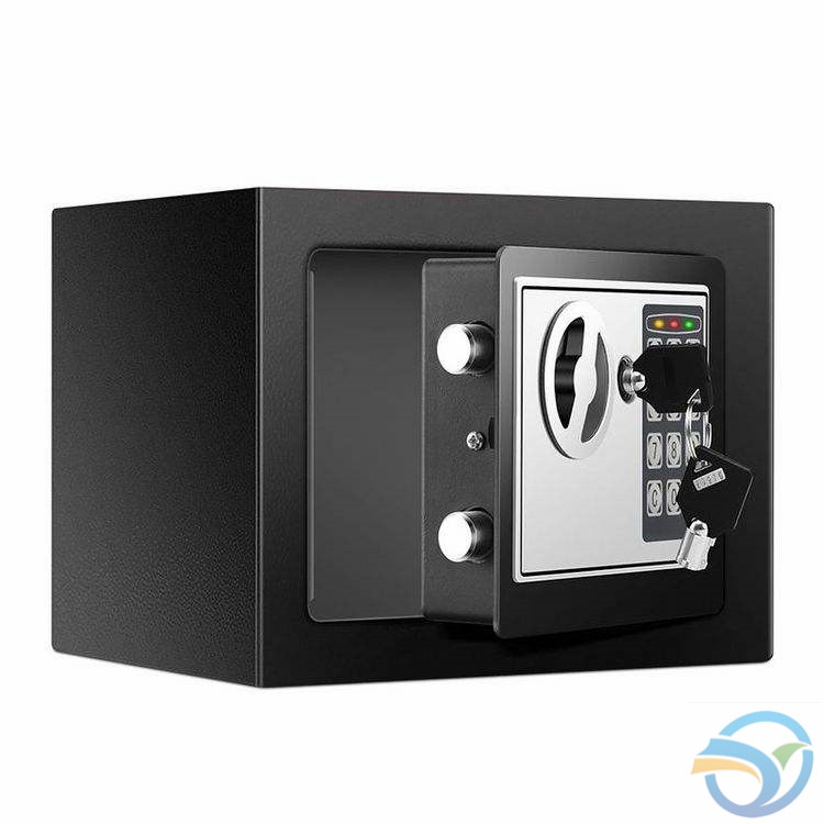 Compact Fireproof Mini Safe with Digital Keypad and Document Protection Security Features