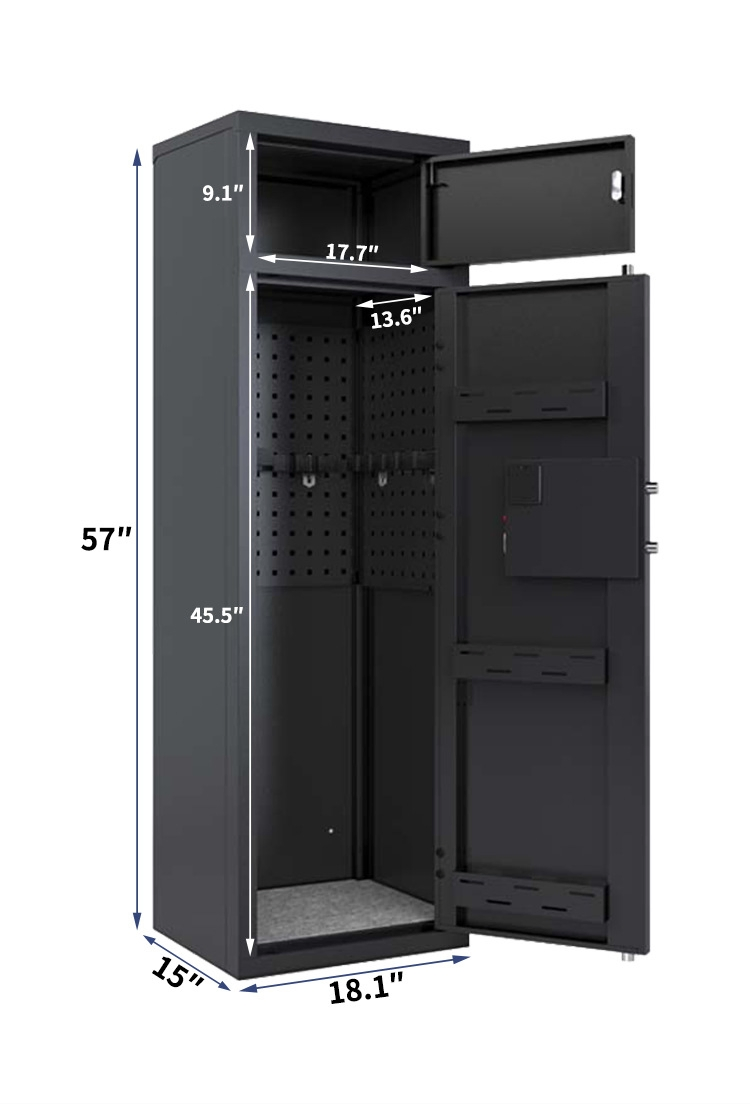 High-Quality Solid Steel Fireproof Digital Safe Storage Gun Cabinet Safe High-Security Digital Cabinet Home Gun Safe