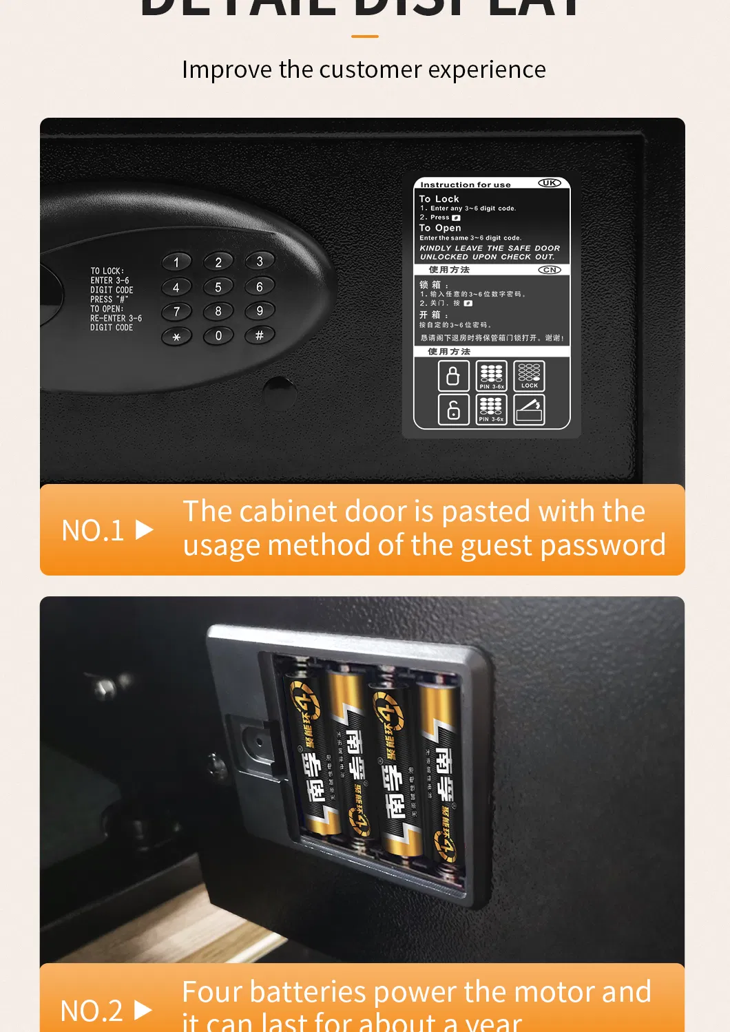 Steel Wall Safe Detail 8