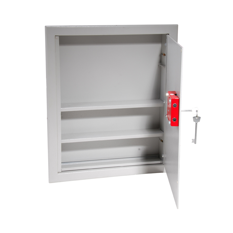 Depth Adjustable Wall Safe with Key Lock