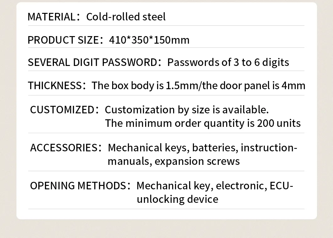 Hotel Safe Detail 11
