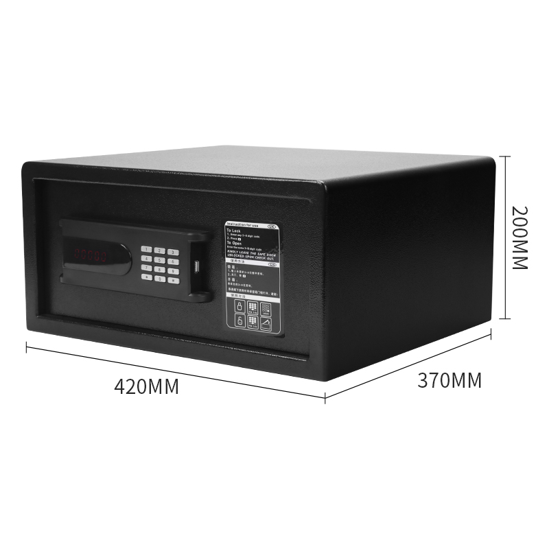 Secure Fireproof Safe Box for Hotels - Protect Cash and Jewelry