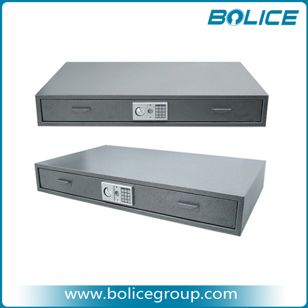 Under Bed Hidden Pull Drawer Safety Safe Box