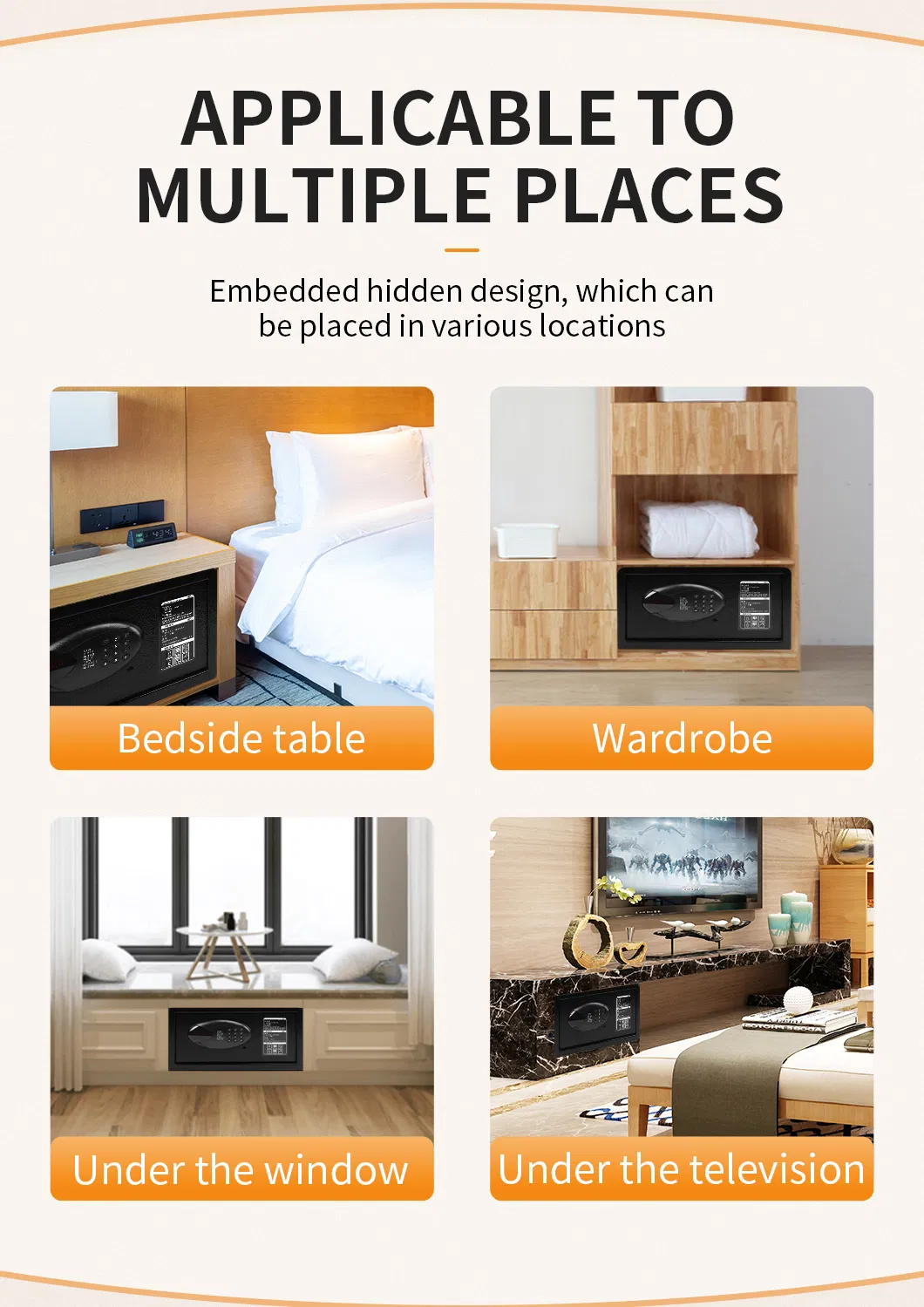 Steel Wall Safe Detail 10