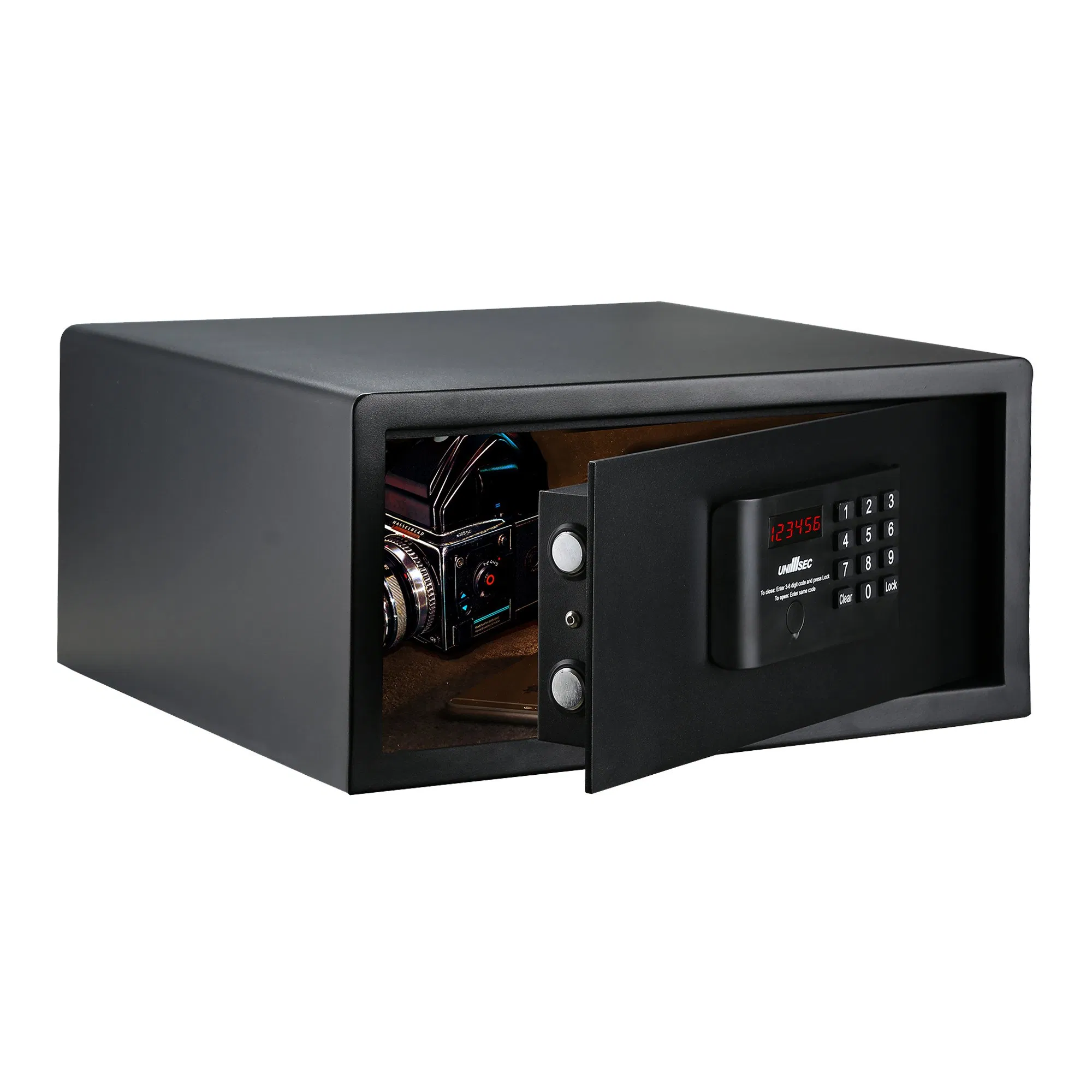 Uni-Sec The Hotel Smart Laptop Metal Luxury Furniture Safe for Hotel Room with Digital Safe Locker Supplier From China (2042EYF)