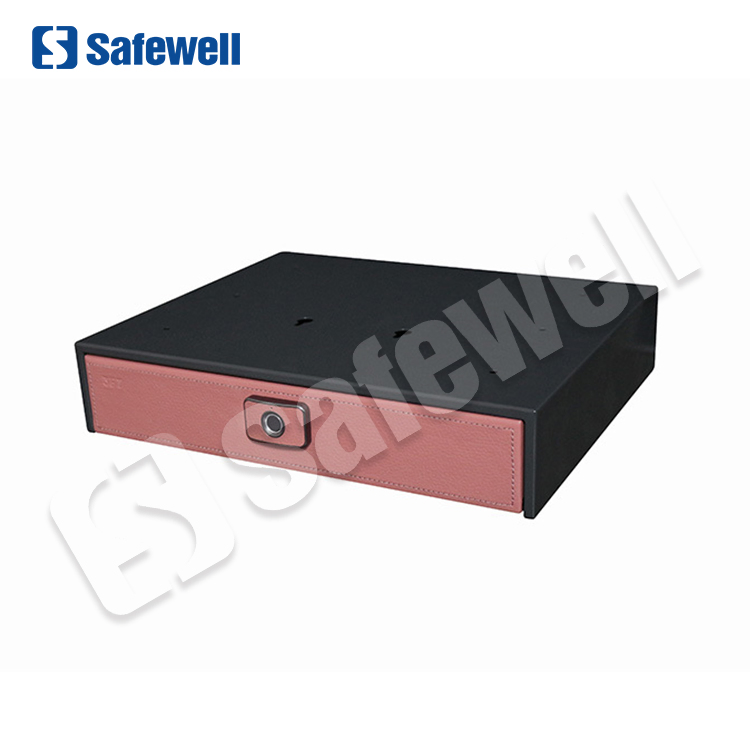 Safewell Custom Fingerprint Lock Hidden Drawer Safe Box Cash Jewelry Safety Drawer Hotel Safe for Wardrobe