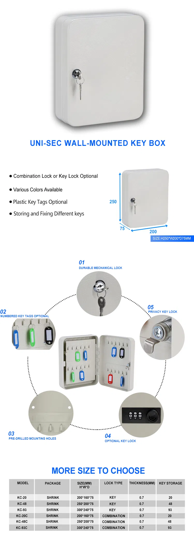 Safe Elegant Cash Money Box Volt Depository Safe