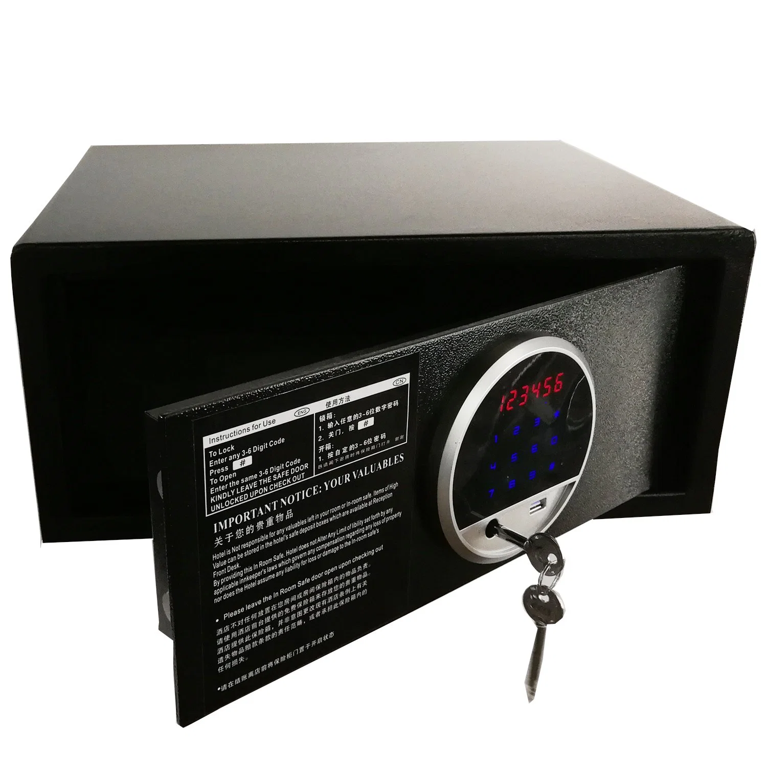 Factory Supply High Security Touch Screen Electronic Safe with Laptop Size