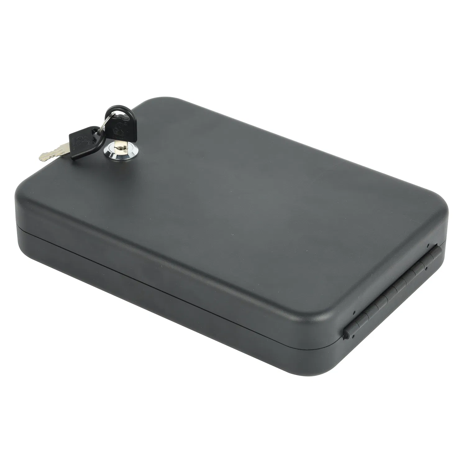 Steel Mechanical Home Safety Box with Key Lock Small Car Safe Money Cash Deposit Jewelry