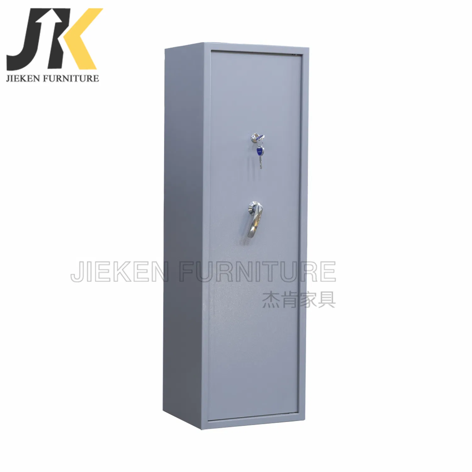 Wall Mounted Concealed Rifle Cabinet Fireproof Fingerprint Gun Safe