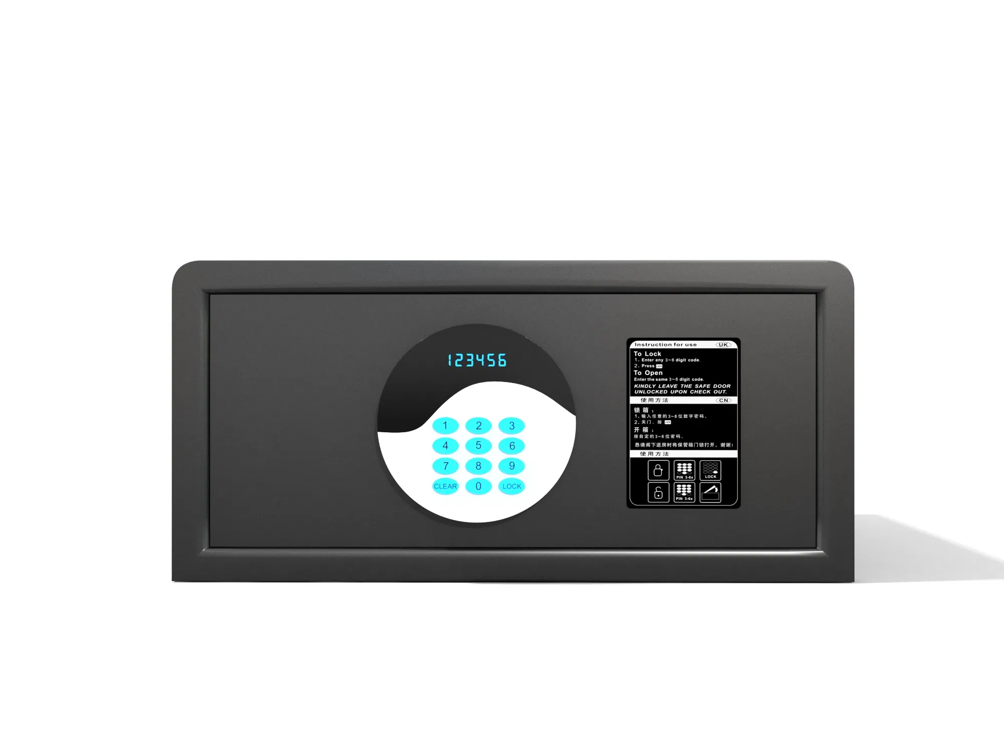 Premium Fireproof Steel Safe for Laptops and Firearms Storage