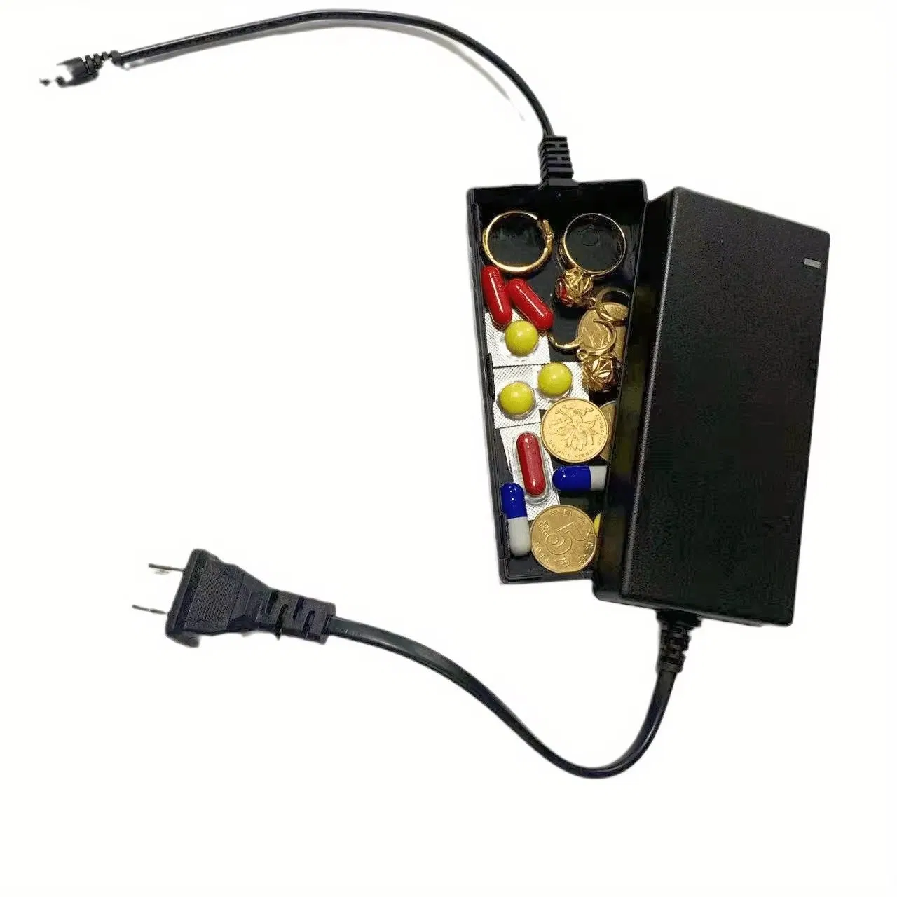Safe Hidden Compartment Cash Jewelry Us EU Safe Diversion Charger Hidden Storage Secret Stash