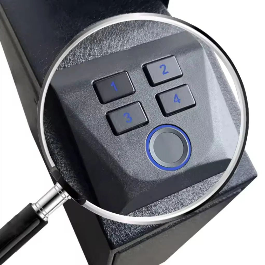 Automatic Pulling and Hanging Gun Box Hidden Safes for Home Biometric Fingerprint Hand Gun Auto-Open Steel Storage Safe Box