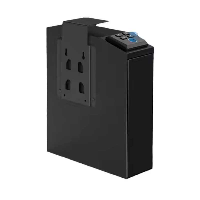 Safe Wall-Mounted Fingerprint Steel Car Portable Secure Gun Safes Locking Box for Pistols Keys Safes