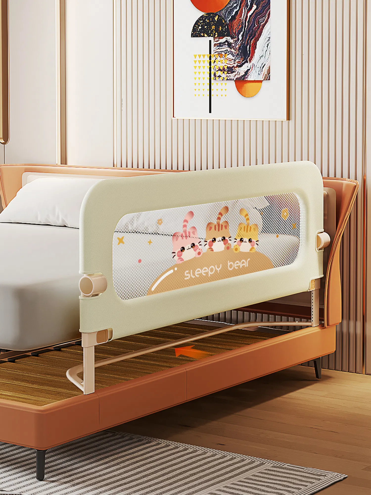 Infant Bed Guard Safe and Secure with Custom Size Options
