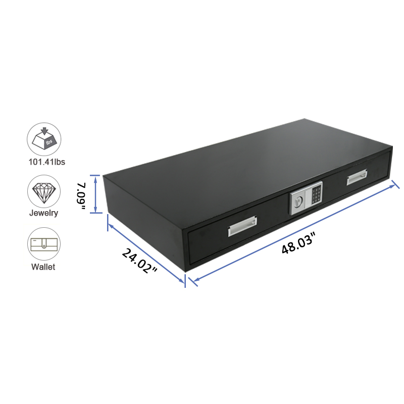 Hot Selling Large Steel Electronic Digital Storage Under Bed Drawer Gun Safe Cabinets Gun Safe/