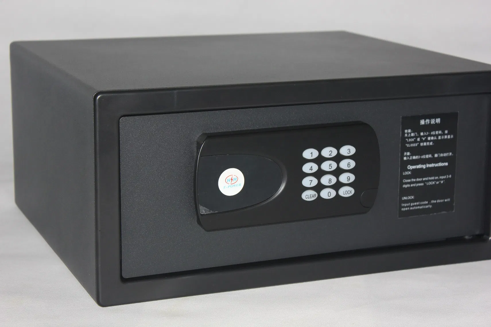 Electronics Safe Case with 15 Inch Laptop Size for Hotel Room