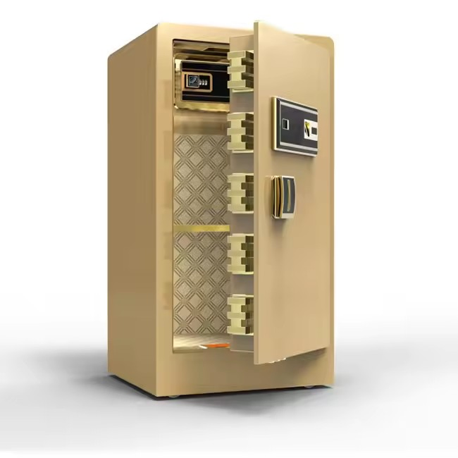 Double Door Security Depository Drop Safe Box Luxury Heavy Duty Safe Box with Keypad and Emergency Keys for Jewelry Cash