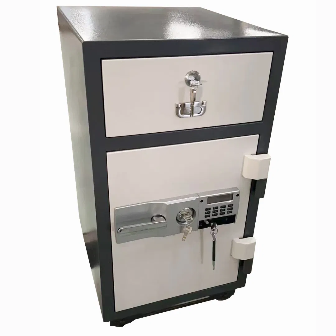 Fireproof Night Depository Safe with Secure Cash Drop-in Top Slot