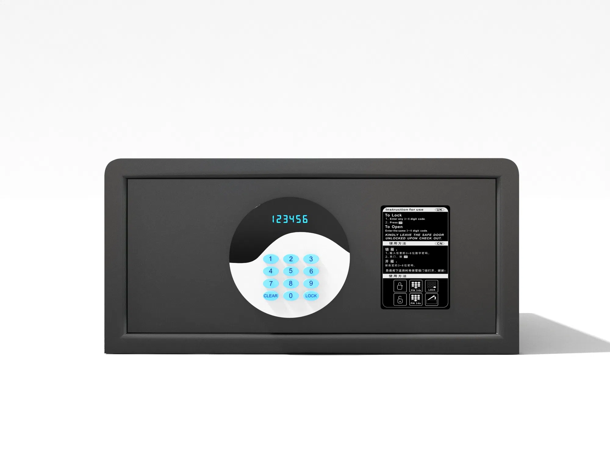 Premium Fireproof Steel Safe for Laptops and Firearms Storage