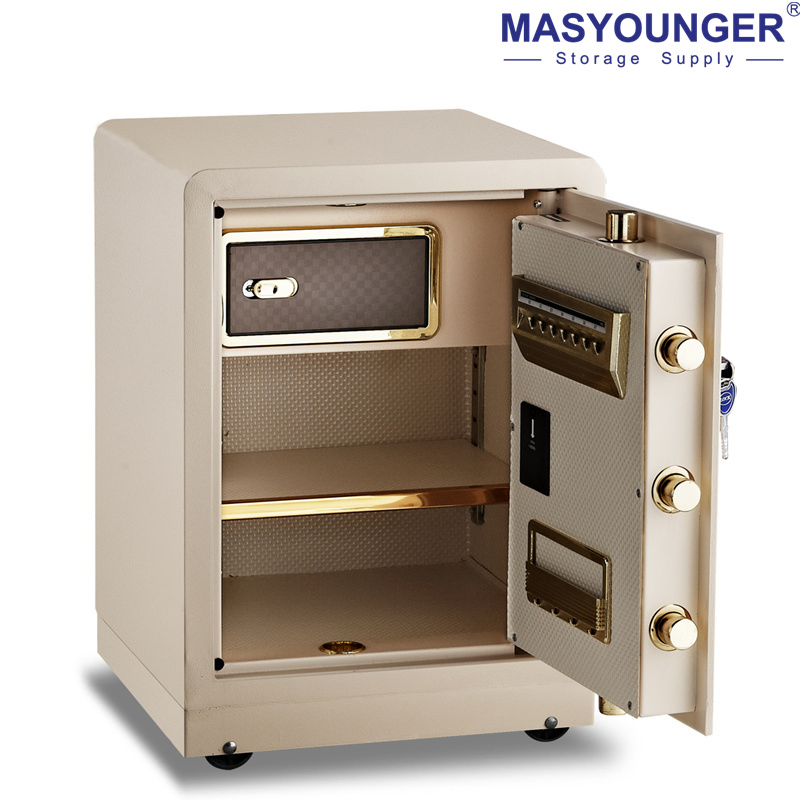 High Security Steel Deposit Jewelry Money Burglary Digital Security Safe for Home Office