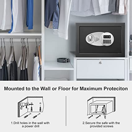 Digital Security Safe Box Cach Safe Lock Safe for Home Office Hotel (DHS4520)