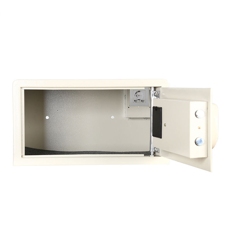 Socket Hole 2 Live Locking Bolts Safe Box with Wall Mountable Cabinet
