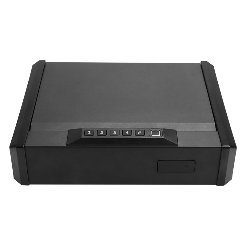 Fireproof Top-Open Fingerprint to Unlock Silent Combination Lock Gun Safe