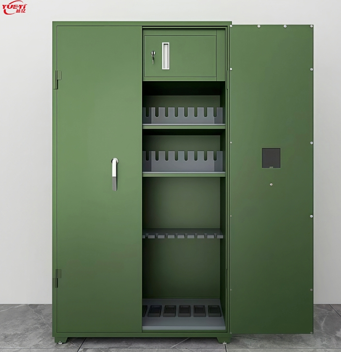 Factory Custom Large Capacity Security Lockable Gun Storage Cabinet Fingerprint Gun Safe with Combination Lock