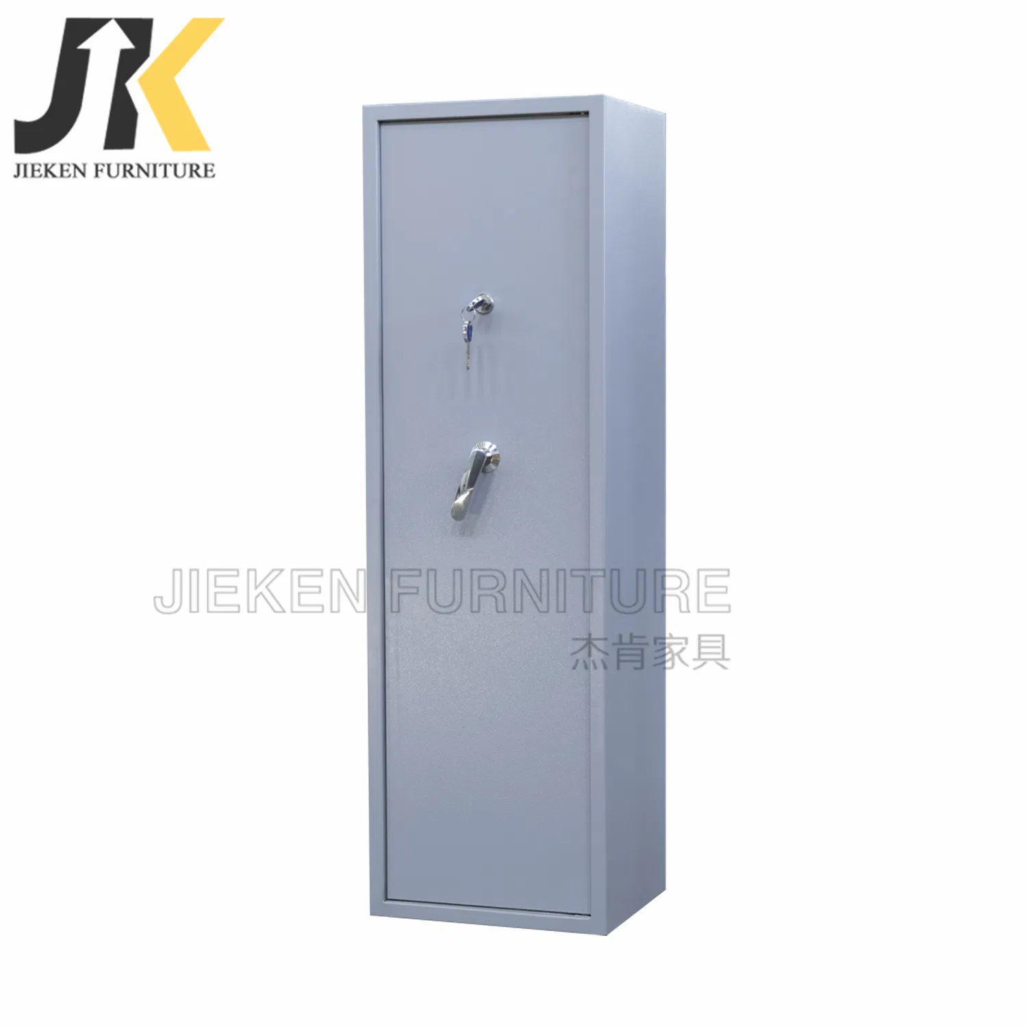 Wall Mounted Concealed Rifle Cabinet Fireproof Fingerprint Gun Safe