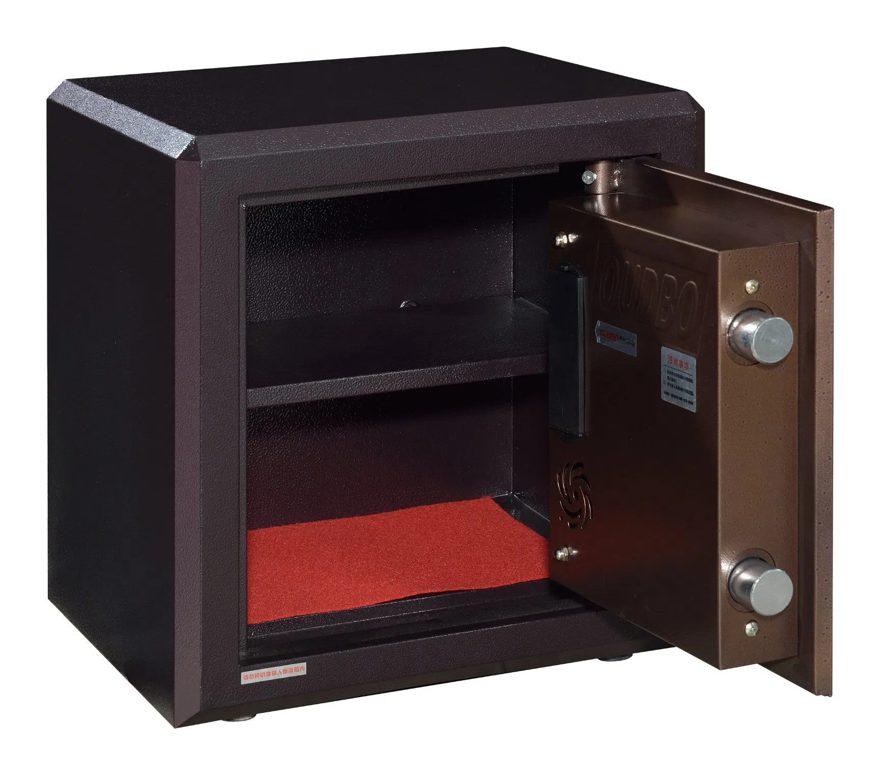 Metal Cash Drop Depository Safe Box with Inner Locking Compartment Drawer