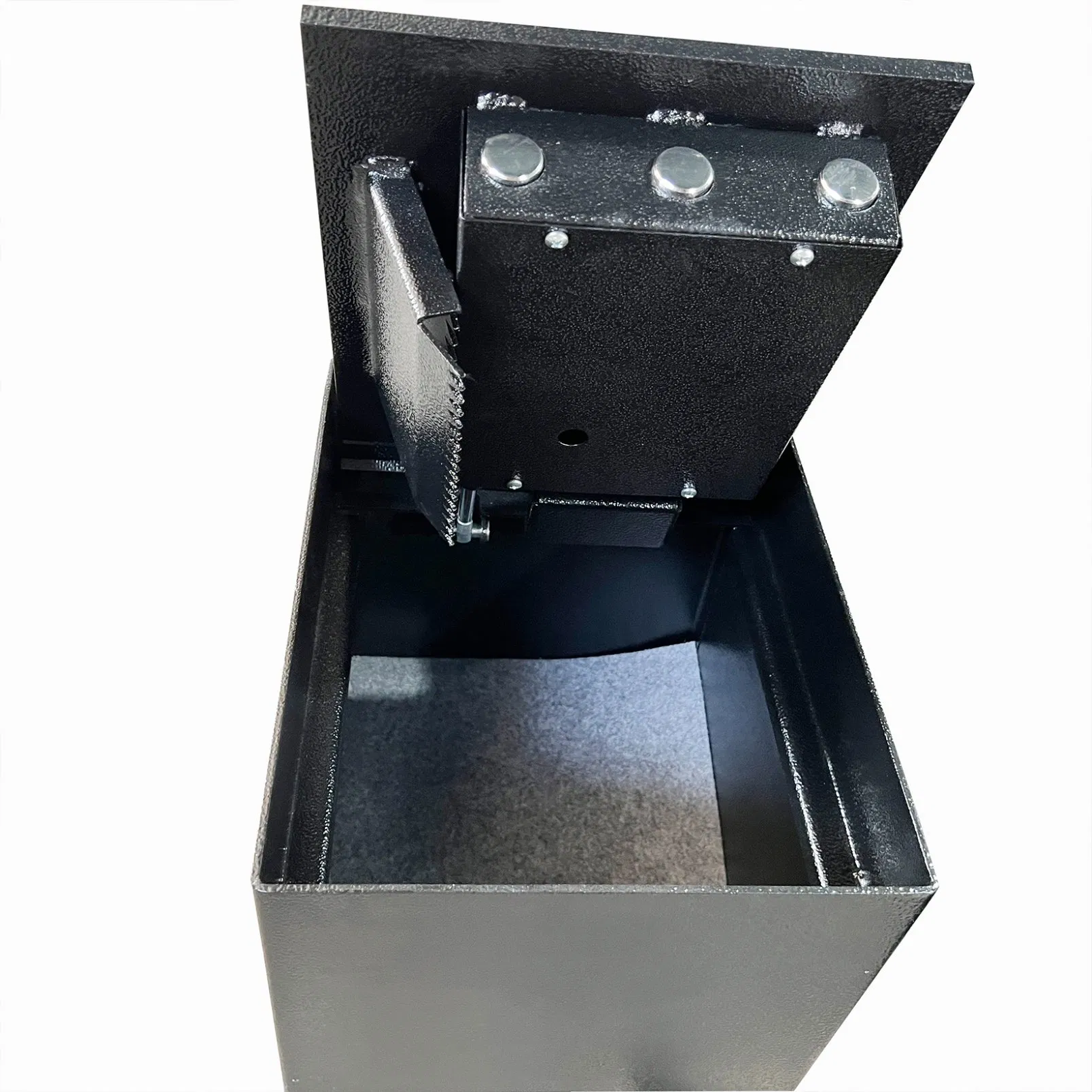 Hidden in-Floor Safe Mounted Under Earth for Foundations Storing jewelry