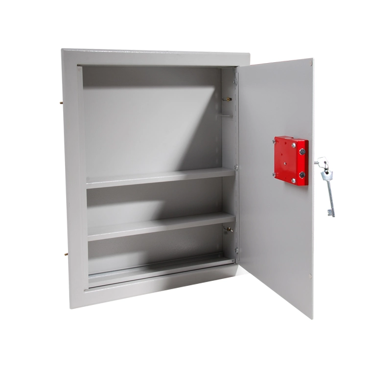 Depth Adjustable Wall Safe with Key Lock